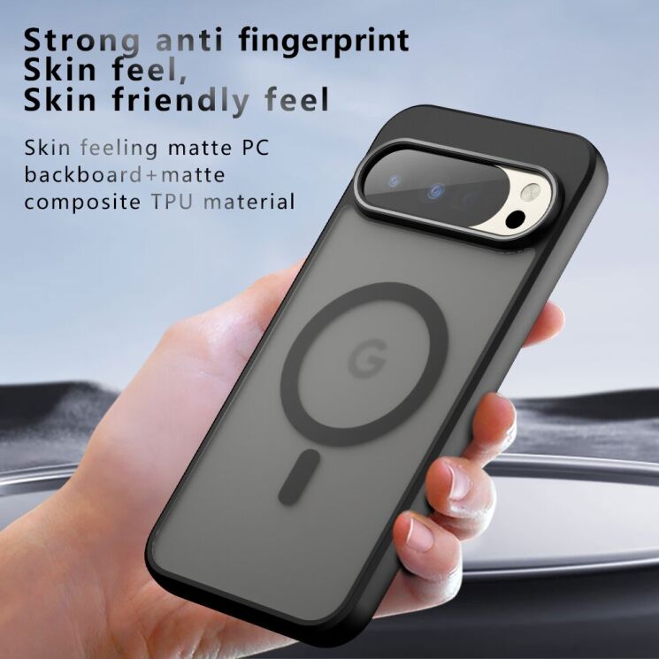 Защитный чехол Deexe Matte Skin with MagSafe для Google Pixel 10 Pro XL - Black: фото 8 из 12