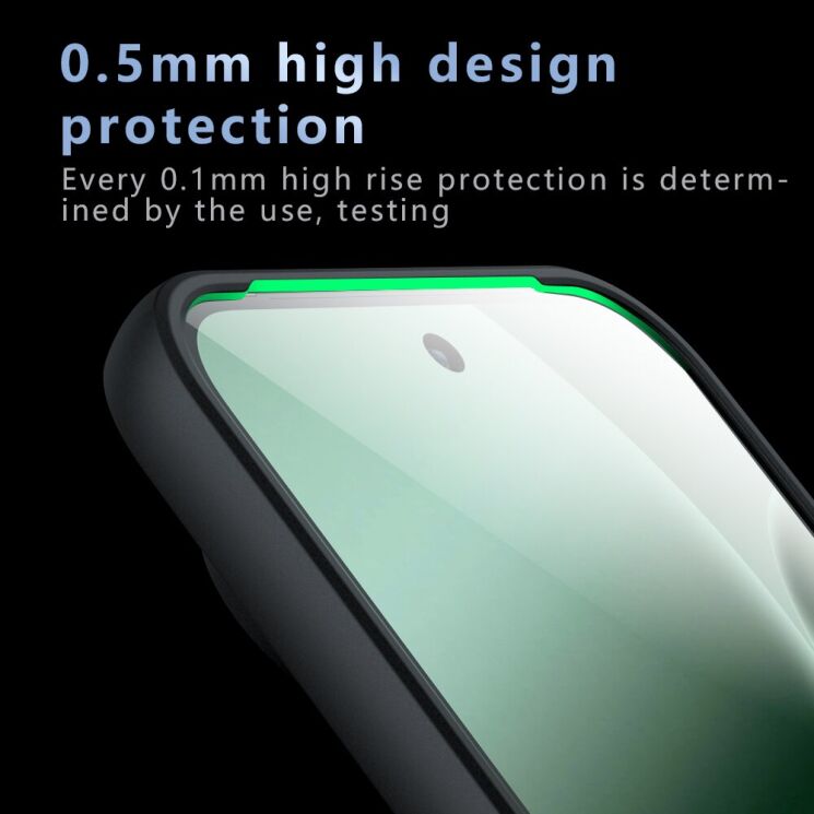 Защитный чехол Deexe Matte Skin with MagSafe для Google Pixel 10 Pro XL - Black: фото 7 из 12
