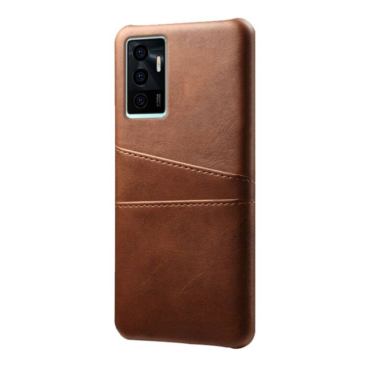 Защитный чехол Deexe Pocket Case для VIVO V23e - Brown: фото 2 из 4