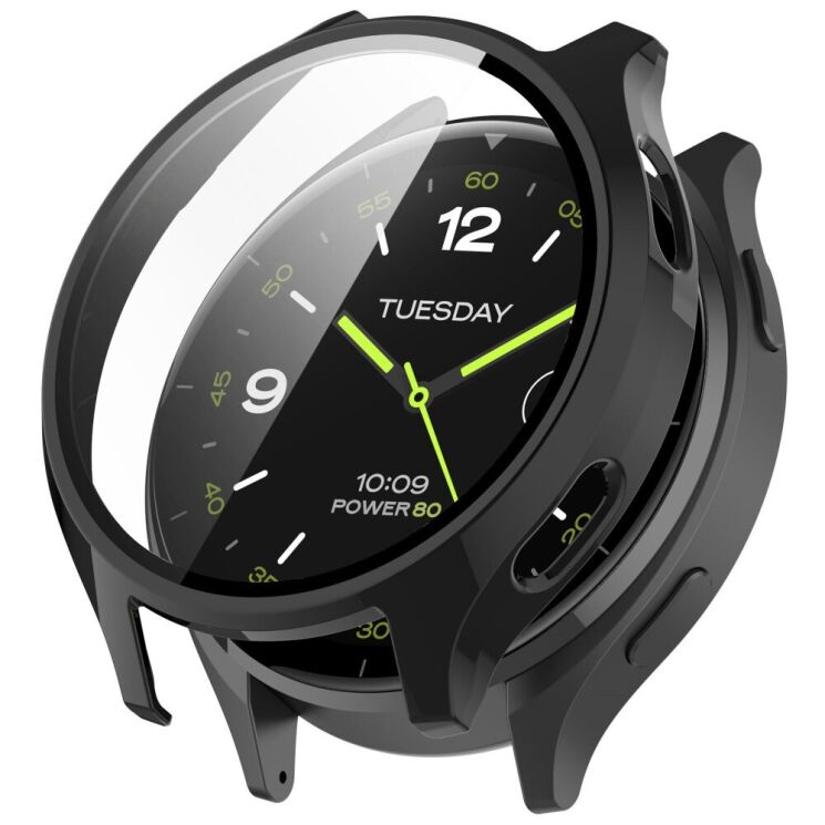 Защитный чехол Deexe Protective Frame для Xiaomi Watch 2 - Black: фото 1 из 8