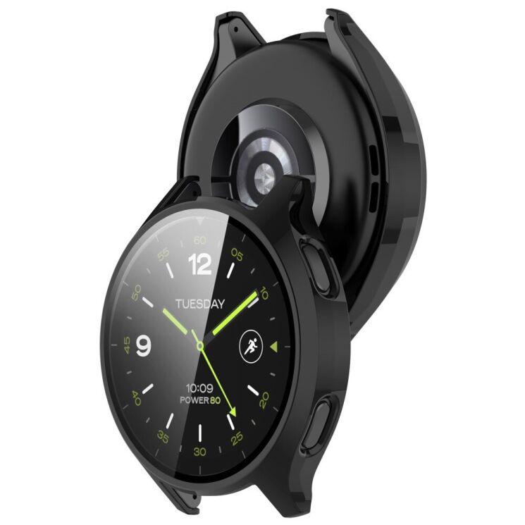 Защитный чехол Deexe Protective Frame для Xiaomi Watch 2 - Black: фото 7 из 8