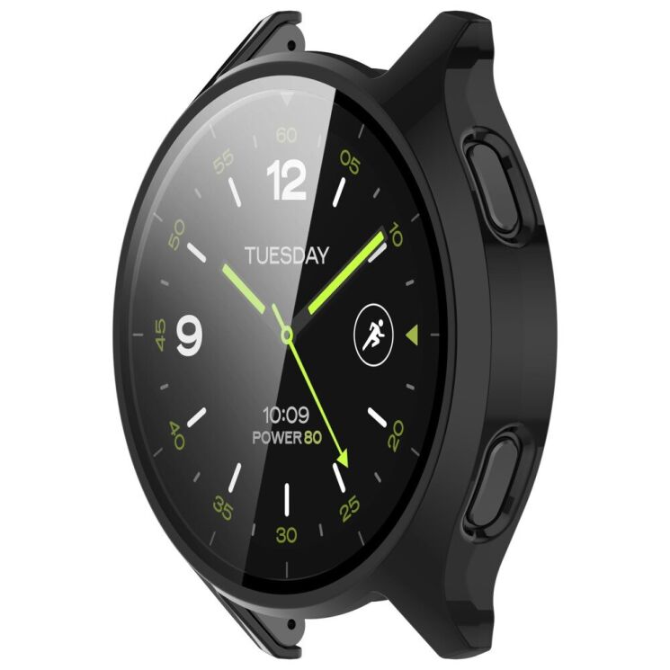 Защитный чехол Deexe Protective Frame для Xiaomi Watch 2 - Black: фото 2 из 8