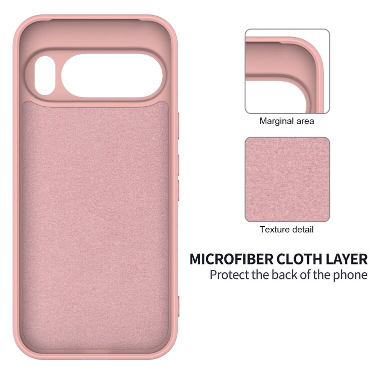 Захисний чохол Deexe Silicone Case для Google Pixel 10 Pro XL - Pink: фото 6 з 7