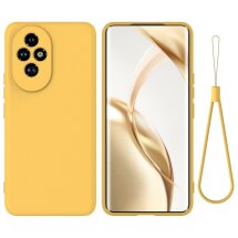 Защитный чехол Deexe Silicone Case для Honor 200 - Yellow: фото 1 из 8