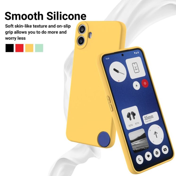 Защитный чехол Deexe Silicone Case для Nothing CMF Phone 1 - Green: фото 4 из 8