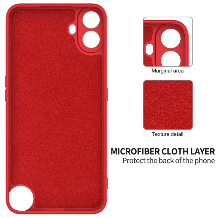 Защитный чехол Deexe Silicone Case для Nothing CMF Phone 1 - Green: фото 7 из 8