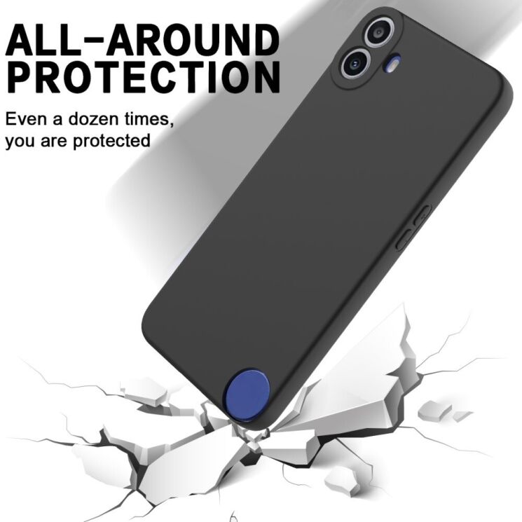 Защитный чехол Deexe Silicone Case для Nothing CMF Phone 1 - Green: фото 6 из 8