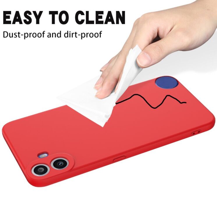 Защитный чехол Deexe Silicone Case для Nothing CMF Phone 1 - Green: фото 8 из 8