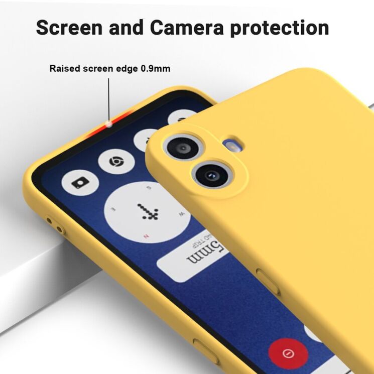 Защитный чехол Deexe Silicone Case для Nothing CMF Phone 1 - Green: фото 5 из 8