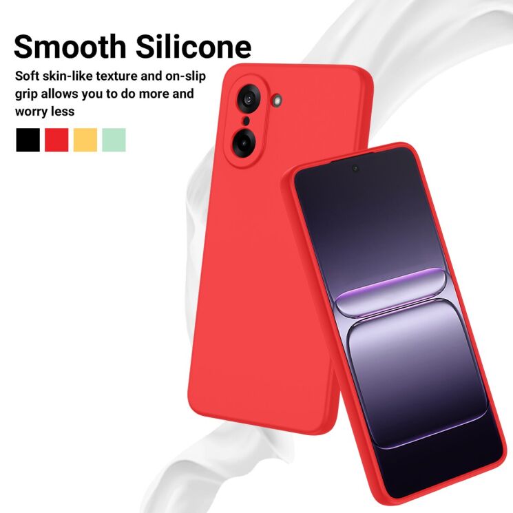 Защитный чехол Deexe Silicone Case для OnePlus Nord CE 5 / Ace 5 Racing - Black: фото 3 из 8