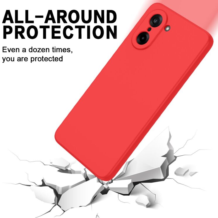 Защитный чехол Deexe Silicone Case для OnePlus Nord CE 5 / Ace 5 Racing - Black: фото 5 из 8