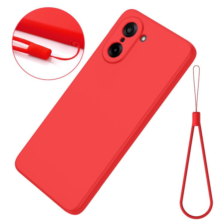 Защитный чехол Deexe Silicone Case для OnePlus Nord CE 5 / Ace 5 Racing - Black: фото 7 из 8