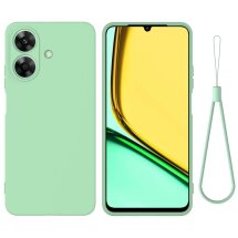Защитный чехол Deexe Silicone Case для Realme Note 60 - Green: фото 1 из 8