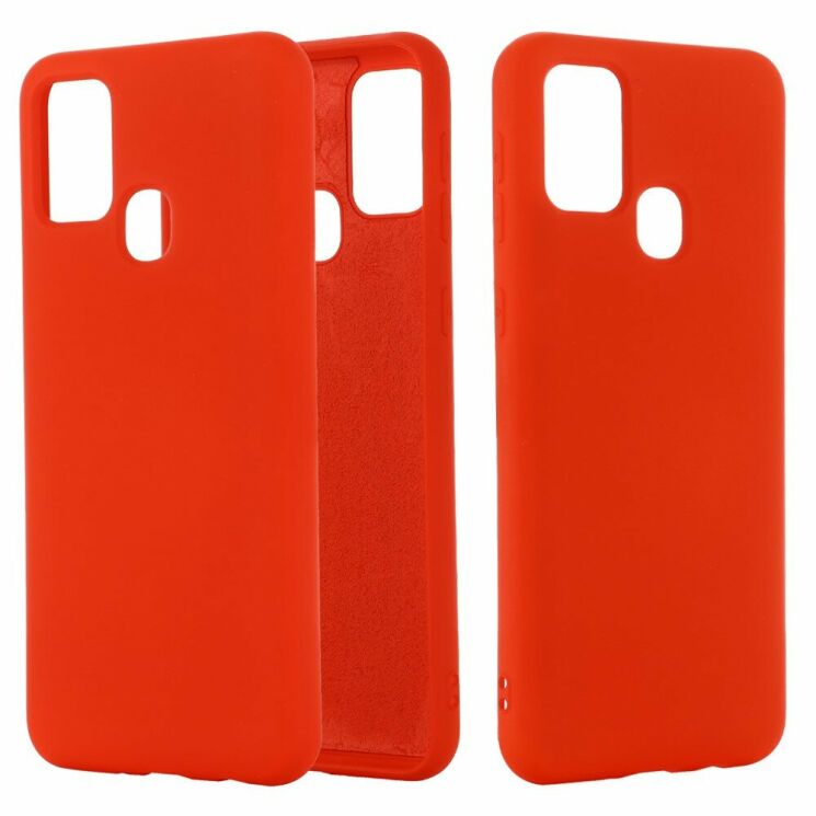 Захисний чохол Deexe Silicone Case для Samsung Galaxy M31 (M315) - Red: фото 1 з 5