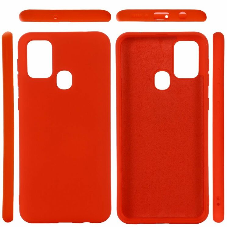 Захисний чохол Deexe Silicone Case для Samsung Galaxy M31 (M315) - Red: фото 2 з 5