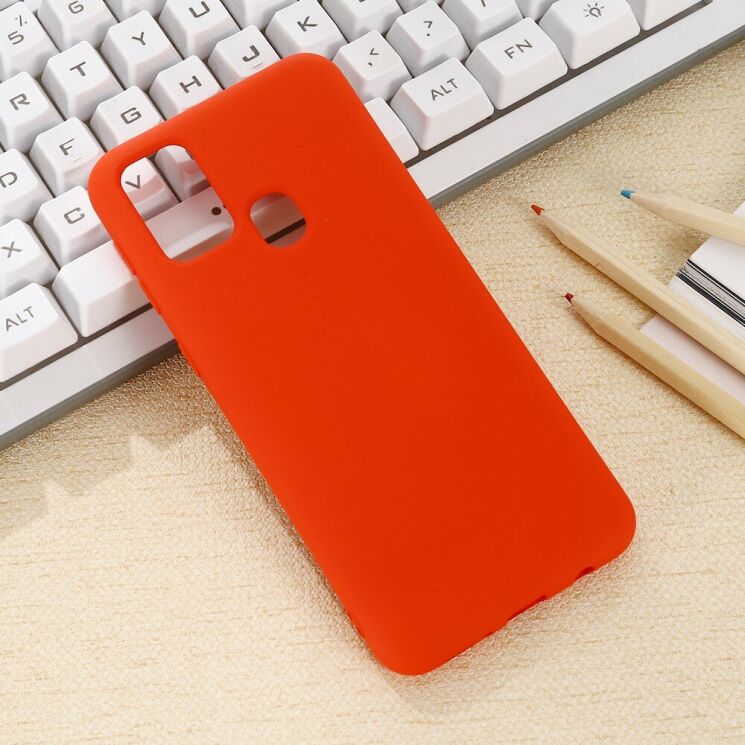 Захисний чохол Deexe Silicone Case для Samsung Galaxy M31 (M315) - Red: фото 5 з 5