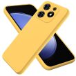 Защитный чехол Deexe Silicone Case для TECNO Spark Go 2024 / Spark 20C - Yellow (343002Y)