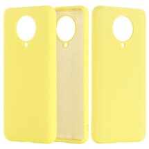 Защитный чехол Deexe Silicone Case для Xiaomi Poco F2 Pro / Redmi K30 Pro - Yellow: фото 1 из 5