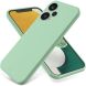 Защитный чехол Deexe Silicone Case для Xiaomi Poco F5 / Redmi Note 12 Turbo - Green (327356G). Фото 1 из 8