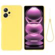 Защитный чехол Deexe Silicone Case для Xiaomi Poco X5 / Redmi Note 12 5G - Yellow (320425Y)