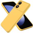 Защитный чехол Deexe Silicone Case для ZTE Blade A34 - Yellow (366144Y)