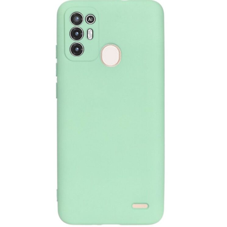 Защитный чехол Deexe Silicone Case для ZTE Blade A52 - Green: фото 3 из 7
