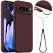 Защитный чехол Deexe Silicone Case with MagSafe для Google Pixel 9 Pro - Wine Red (359932WR). Фото 1 из 9