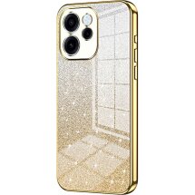 Захисний чохол Deexe Sparkles Cover для OPPO Reno 15 F/FS - Gold: фото 1 з 7