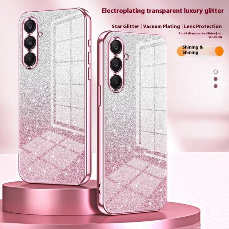 Защитный чехол Deexe Sparkles Cover для Samsung Galaxy A26 (A266) - Pink: фото 3 из 7