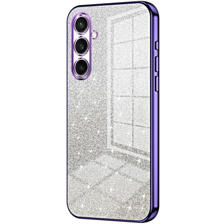 Защитный чехол Deexe Sparkles Cover для Samsung Galaxy A37 (A376) - Purple: фото 1 из 7