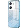 Защитный чехол Deexe Sparkles Cover для Xiaomi Poco M7 Pro - Blue (374449L)