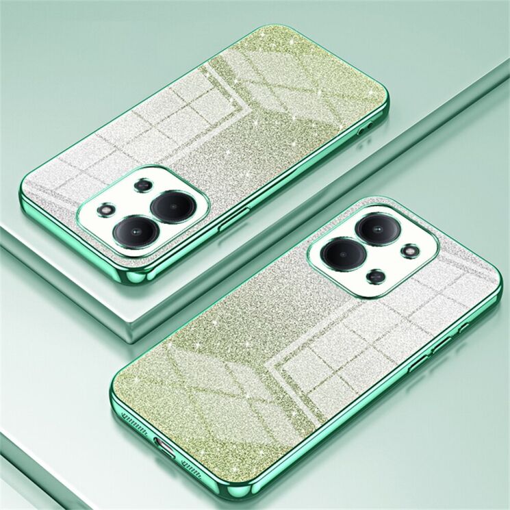 Захисний чохол Deexe Sparkles Cover для Xiaomi Redmi 15C / Poco C85 - Green (386166G) Захисний чохол Deexe Sparkles Cover для Xiaomi Redmi 15C / Poco C85 - Green: фото 2 з 7