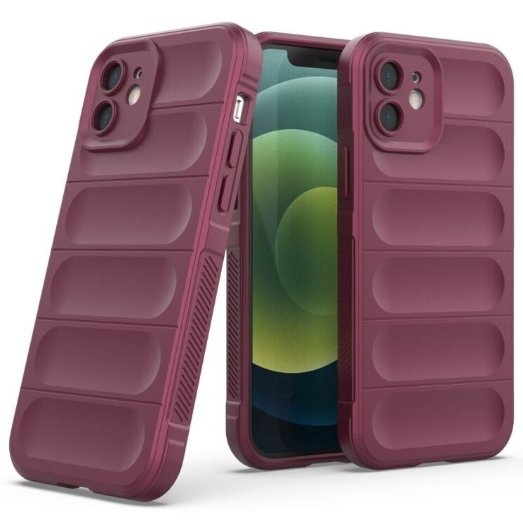 Защитный чехол Deexe Terra Case для Apple iPhone 12 - Wine Red: фото 4 из 8
