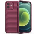 Силиконовый (TPU) чехол Deexe Terra Case для iPhone 12 - Wine Red (253976WR)
