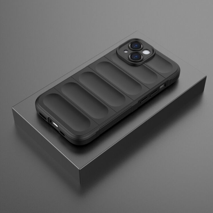 Защитный чехол Deexe Terra Case для Apple iPhone 15 - Black: фото 4 из 7