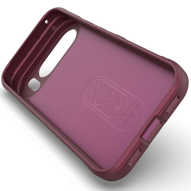 Силіконовий (TPU) чохол Deexe Terra Case для Google Pixel 10 Pro XL - Wine Red: фото 2 з 5