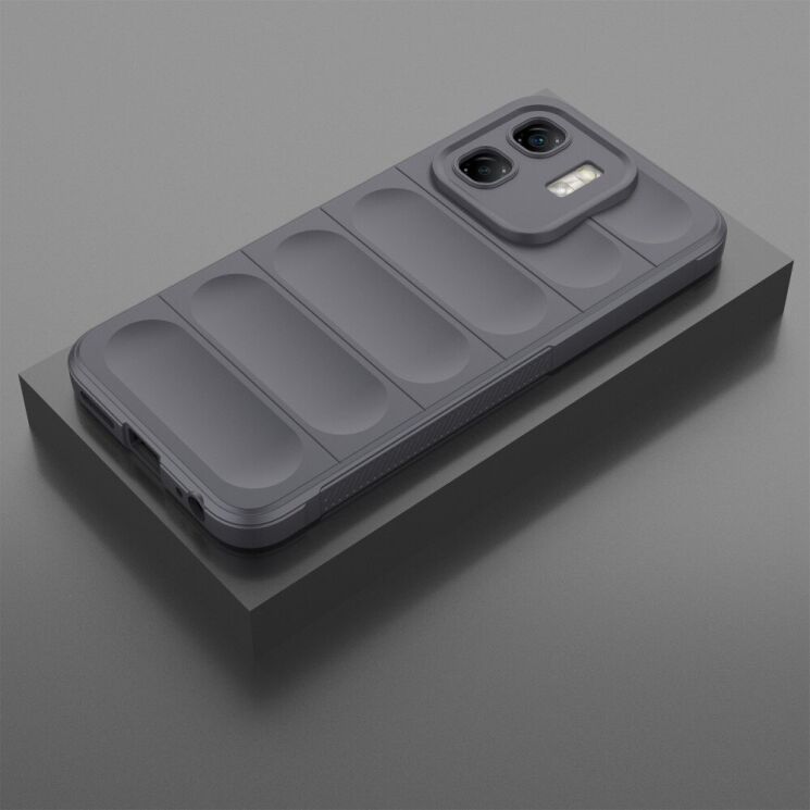 Захисний чохол Deexe Terra Case для Infinix Hot 50i - Dark Grey: фото 2 з 3