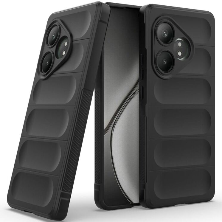 Захисний чохол Deexe Terra Case для Realme GT Neo 6 SE / GT 6T - Black: фото 3 з 8