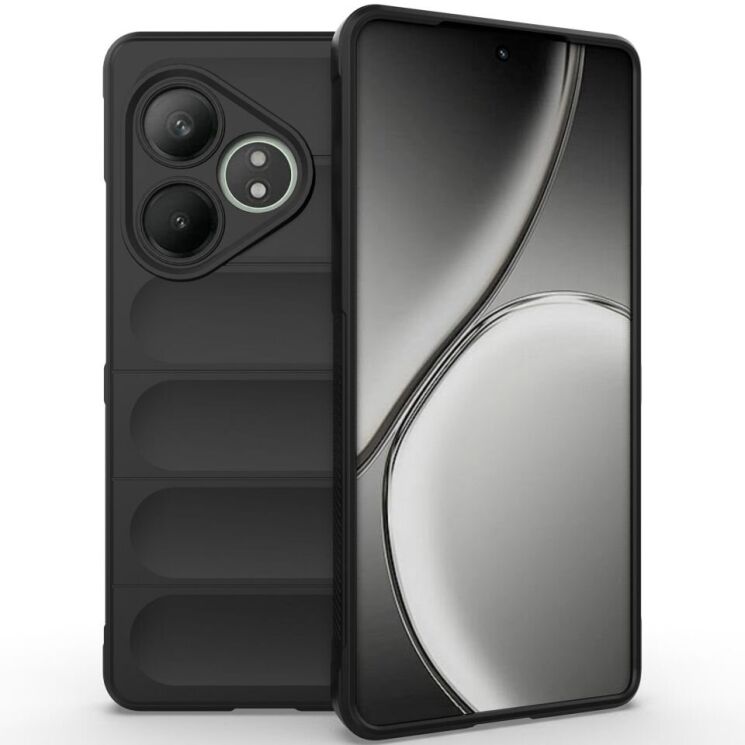Захисний чохол Deexe Terra Case для Realme GT Neo 6 SE / GT 6T - Black: фото 1 з 8