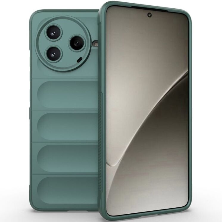 Защитный чехол Deexe Terra Case для Xiaomi Poco F7 Pro - Green: фото 1 из 9