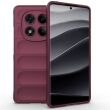 Защитный чехол Deexe Terra Case для Xiaomi Redmi Note 14 Pro - Wine Red (373513WR)