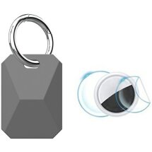 Защитный чехол Deexe Urban Style для Apple AirTags / AirTags 2 - Grey: фото 1 из 8