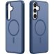 Защитный чехол DUX DUCIS Yind Series MagSafe для Samsung Galaxy S26 FE / S25 FE (S731) - Dark Blue (412753DB). Фото 2 из 9