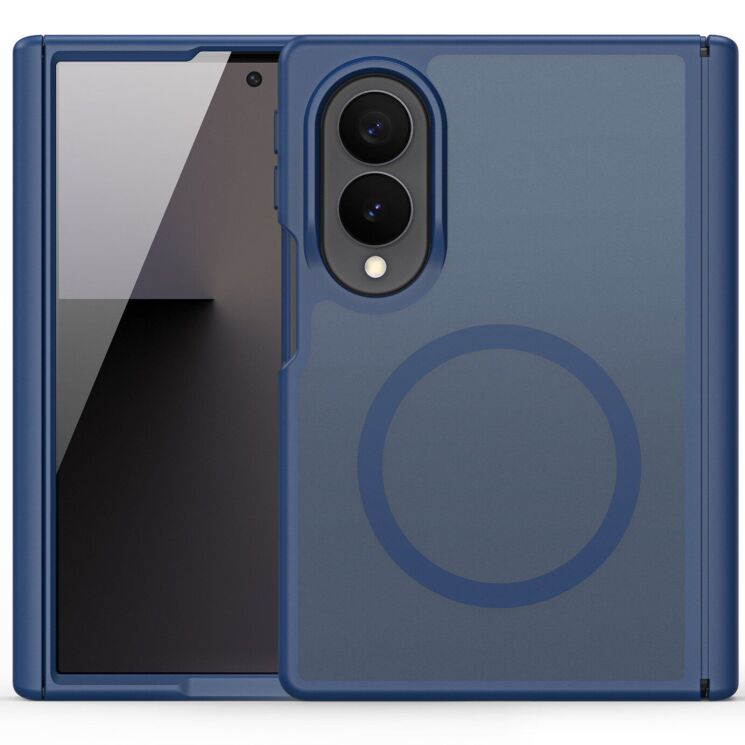 Захисний чохол DUX DUCIS Yind Series MagSafe (FF) для Samsung Galaxy Fold 8 - Dark Blue (424506DB) Захисний чохол DUX DUCIS Yind Series MagSafe (FF) для Samsung Galaxy Fold 8 - Dark Blue: фото 2 з 10