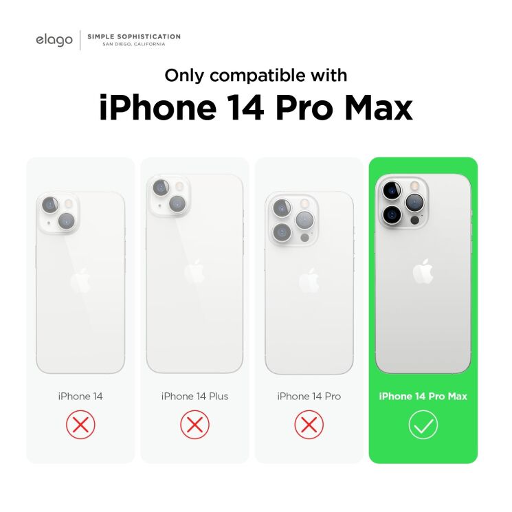 Захисний чохол Elago Silicone Case для Apple iPhone 14 Pro Max - Yellow: фото 2 з 7