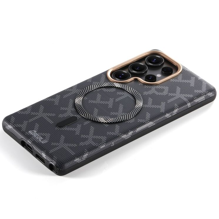 Защитный чехол ESEBLE Letter Pattern Magnetic для Samsung Galaxy S25 Ultra (S938) - Black: фото 4 из 8