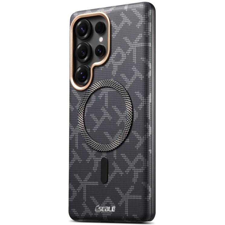 Защитный чехол ESEBLE Letter Pattern Magnetic для Samsung Galaxy S25 Ultra (S938) - Black: фото 2 из 8
