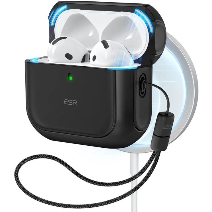 Защитный чехол ESR Orbit Halolock для Apple AirPods 4 (4894240217580) - Black: фото 1 из 7