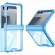 Захисний чохол GKK Airbag Clear Case для Samsung Galaxy Flip 8 - Transparent Blue (423524TL). Фото 1 з 8