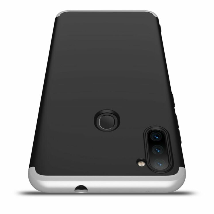 Захисний чохол GKK Double Dip Case для Samsung Galaxy A11 (A115) - Black / Silver: фото 6 з 14